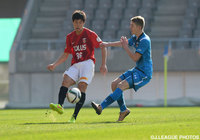 橋岡 大樹（浦和ユース#36）が追加点を挙げた【Ｊリーグインターナショナルユースカップ 浦和ユースvsＡＺ】