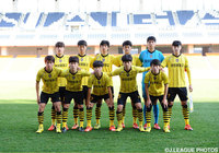 初戦に臨む全南のスターティングメンバ―【Ｊリーグインターナショナルユースカップ 全南vs名古屋Ｕ１８】