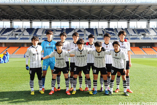 全南のスターティングメンバ―【Ｊリーグインターナショナルユースカップ 浦和ユースvs全南】