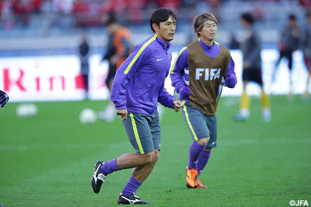 4試合連続先発出場となるキャプテンの青山　敏弘（広島）【クラブＷ杯 3位決定戦 広島vs広州恒大】（2/21）