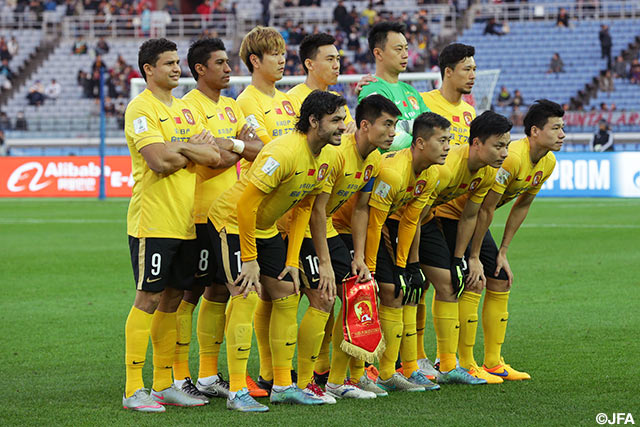 アジア王者、広州恒大のスターティングメンバー【クラブＷ杯 3位決定戦 広島vs広州恒大】（6/21）