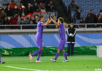 共に交代出場で値千金の逆転ゴールに絡んだドウグラスと柏　好文（広島）【クラブＷ杯 3位決定戦 広島vs広州恒大】（15/21）