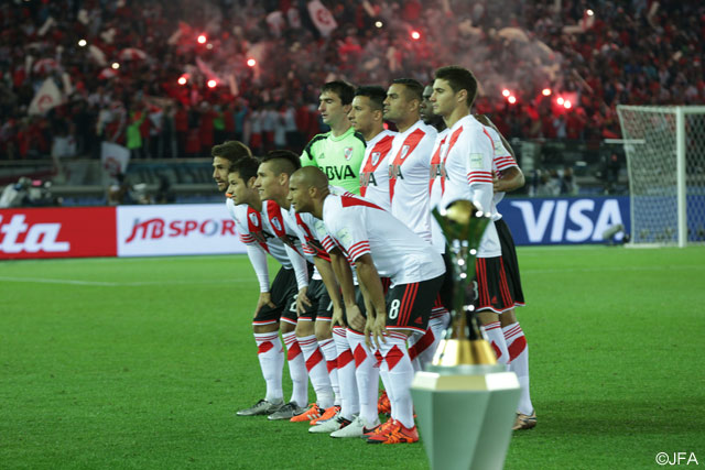 決勝に臨むリバープレートのスターティングメンバ―【クラブＷ杯 決勝 リバープレートvsバルセロナ】