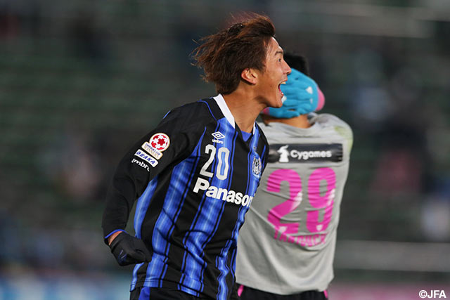 68分からの交代出場で1得点1アシストの大活躍を見せた長沢　駿（Ｇ大阪）【天皇杯 準々決勝 Ｇ大阪vs鳥栖】（9/10）