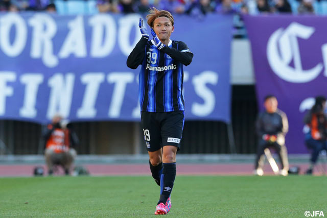 準々決勝に続く2得点の大活躍で勝利の立役者となった宇佐美　貴史（Ｇ大阪）【天皇杯 準決勝 Ｇ大阪vs広島】（7/10）