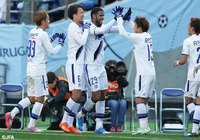 CKをパトリックがハーフボレーで巧みに合わせ、再びリードしたＧ大阪【天皇杯 決勝 浦和vsＧ大阪】（9/15）