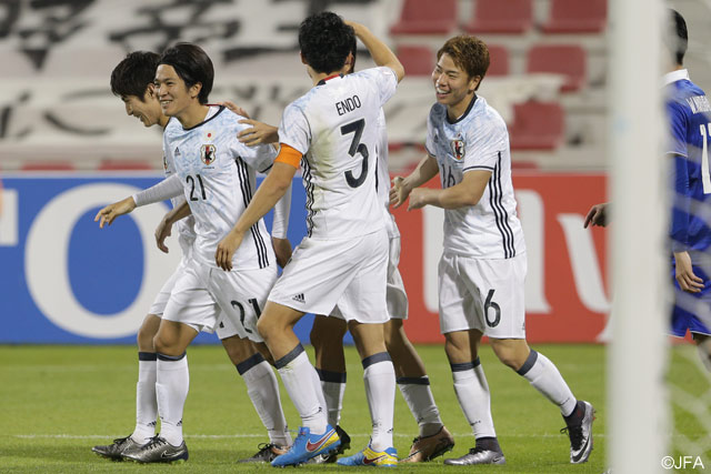 2点目を挙げた矢島 慎也（#21 岡山）【リオ五輪・アジア最終予選　タイvs日本】