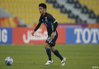 豪快なミドルを決めた大島　僚太(川崎Ｆ)【リオ五輪・アジア最終予選　サウジアラビアvs日本】