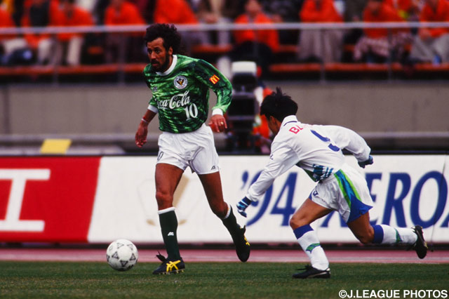 ラモス 瑠偉（Ｖ川崎）の活躍も大いに光った【1994年 横浜ＦvsＶ川崎】