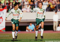 アルシンド(#11 Ｖ川崎)は値千金の同点弾を決めた【1995年 平塚vsＶ川崎】