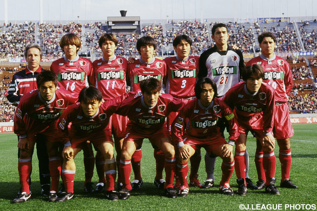 鹿島のスターティングメンバー【1999年 鹿島vs清水】 2 清水のスターティングメンバー【1999年 鹿島vs清水】