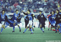 雨中の一戦はPK戦の末に磐田に軍配が上がった【2000年 磐田vs名古屋】