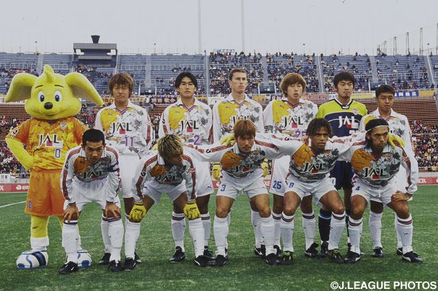 清水のスターティングメンバー【2001年 鹿島vs清水】