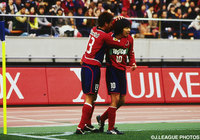 貴重な先制点をあげた本山 雅志(鹿島)【2002年 鹿島vs清水】