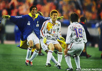 攻守両面で存在感を放った市川 大祐(#25 清水)【2002年 鹿島vs清水】