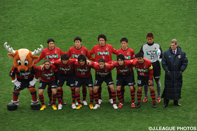 鹿島のスターティングメンバー【2010年 鹿島vsＧ大阪】