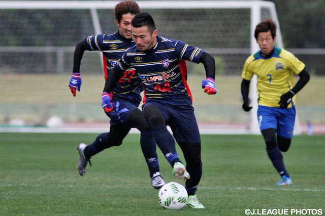 阿部（FC東京）は自ら得たPKを蹴るも、相手GKに止められて得点ならず【ＪＳＮＹＣ２０１６ FC東京vs琉球】（8/9）