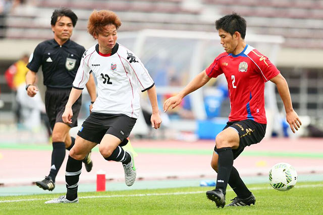 後半序盤の49分に追加点を入れた中原（札幌）【ＪＳＮＹＣ２０１６ 琉球vs札幌】（5/9）