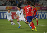 白熱の展開の中、攻守両面でチームを牽引した遠藤 航(#3 浦和)【リオ五輪アジア最終予選 韓国vs日本】