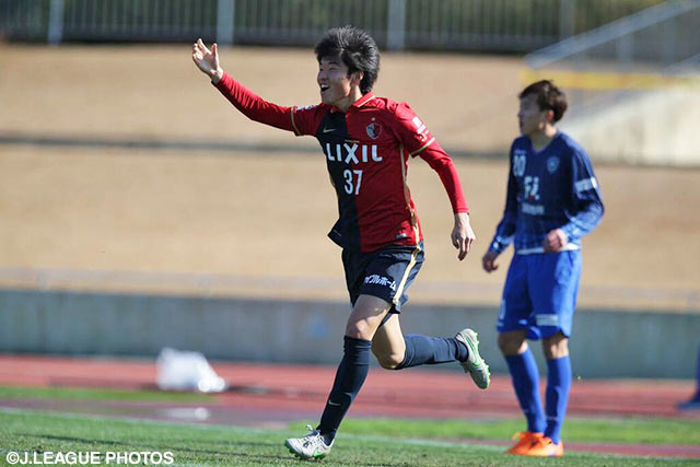 先制点の奪取に加え、積極的なプレーでチャンスに絡んだ垣田（鹿島）【ＪＳＮＹＣ２０１６ 鹿島vs福岡】（4/9）