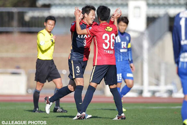 相手陣内でのボール奪取から攻撃参加し、追加点を決めた昌子（鹿島）【ＪＳＮＹＣ２０１６ 鹿島vs福岡】（6/9）