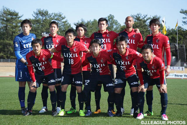 鹿島のスターティングメンバー【ＪＳＮＹＣ２０１６ 鹿島vs千葉】（1/9）
