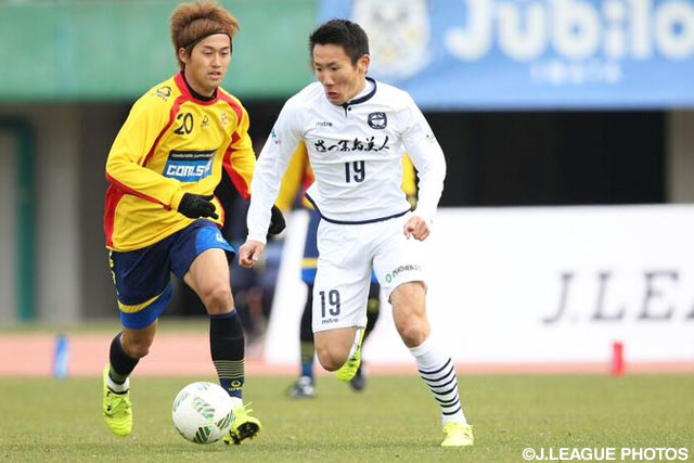 アグレッシブなプレーで逆転ゴールを狙った藤井（鹿児島）【ＪＳＮＹＣ２０１６ 鹿児島vs北九州】（7/9）