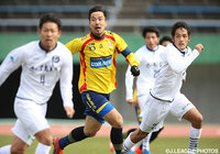 72分から交代出場でピッチに立った大島（北九州）【ＪＳＮＹＣ２０１６ 鹿児島vs北九州】（8/9）