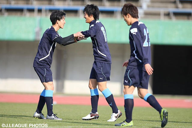 80分からの交代出場で貴重な決勝点を決め、起用に応えた小川（磐田 #18）【ＪＳＮＹＣ２０１６ 磐田vs清水】（8/9）