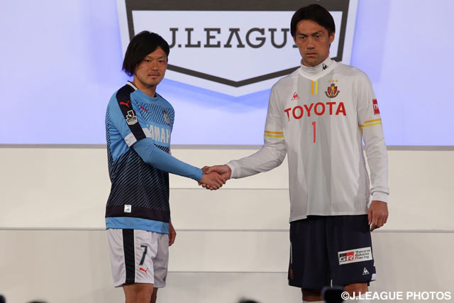 上田（磐田）と楢﨑（名古屋）【２０１６Ｊリーグプレスカンファレンス】