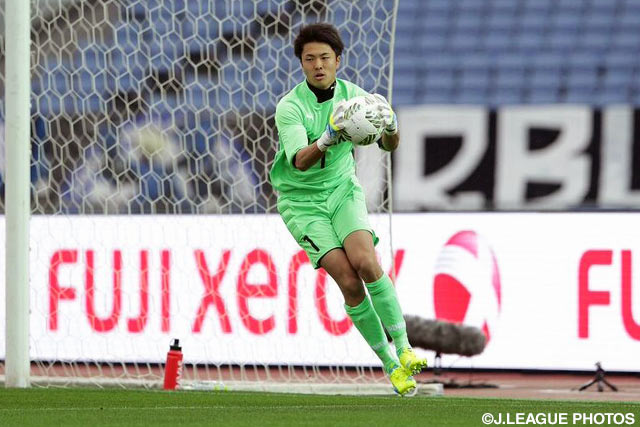 日本高校サッカー選抜のゴールマウスを守った脇野【NEXT GENERATION MATCH U-18 Ｊリーグ選抜vs日本高校サッカー選抜】（5/9）