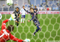 PKを強烈に蹴り込み、リードを広げた浅野（広島）【FUJI XEROX SUPER CUP 2016 広島vsＧ大阪】（11/21）