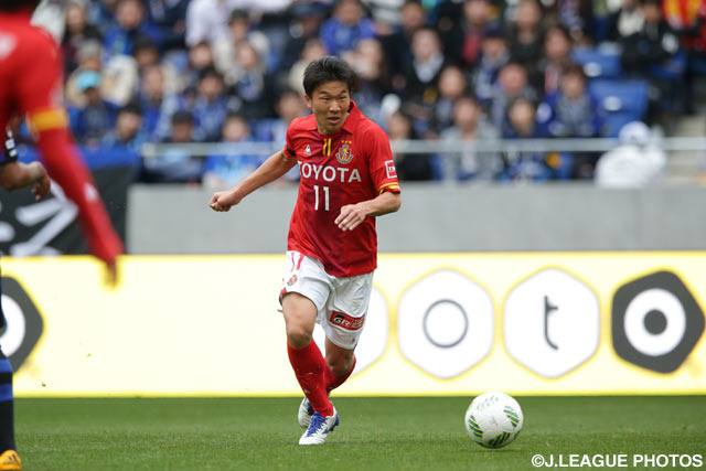 FW永井はフル出場と奮闘するも、得点には至らず【Panasonic Cup Ｇ大阪vs名古屋】