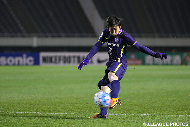 64分に均衡を破る先制ゴールを決めた清水　航平【ＡＣＬ GS MD1 広島vs山東魯能】