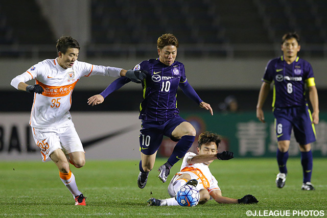 広島は相手の倍となる20本のシュートを放ったが1点及ばず【ＡＣＬ GS MD1 広島vs山東魯能】