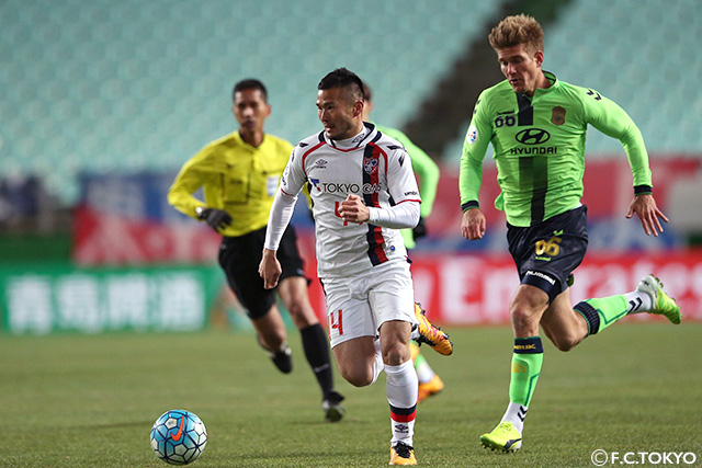 前線で質の高い動きを見せた阿部　拓馬【ＡＣＬ GS MD1 全北現代vsFC東京】