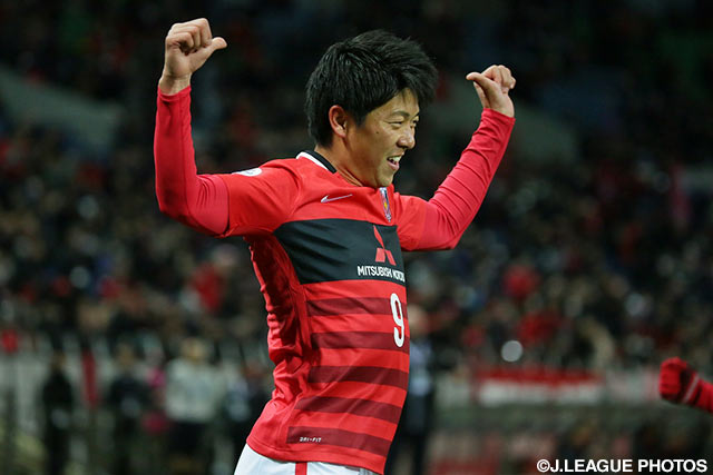 相手守備陣の隙を突いて幸先良く先制点を決めた武藤 雄樹（浦和）【ＡＣＬ GS MD1 浦和vsシドニーFC】