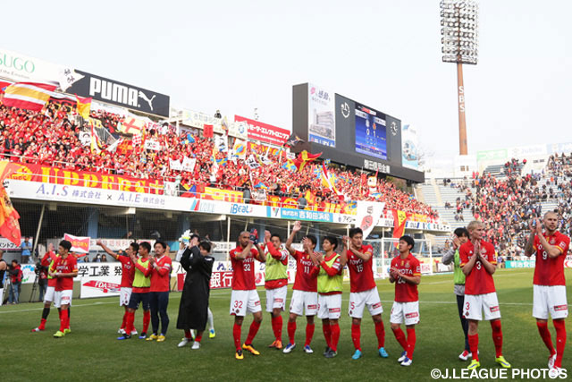 1点を守りきり開幕戦を勝利で飾った名古屋【明治安田Ｊ１ 1st 第1節 磐田vs名古屋】