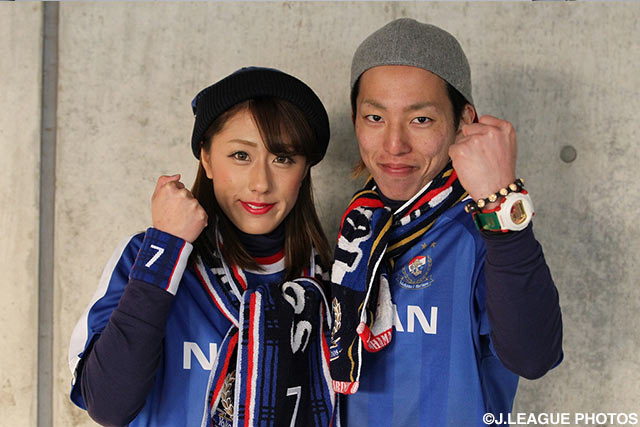 開幕戦勝利に向けてガッツポーズ！【明治安田Ｊ１ 1st 第1節 横浜FMvs仙台】