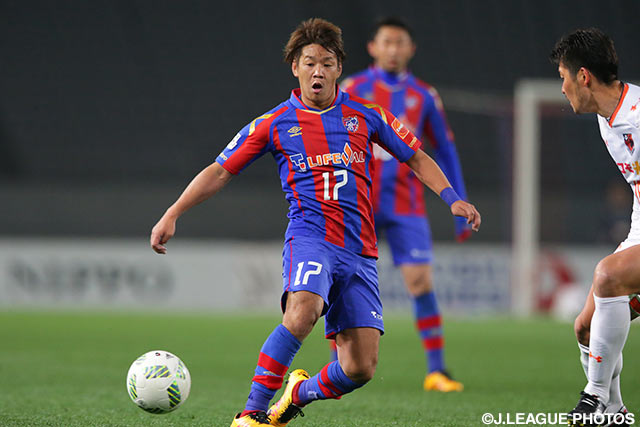 河野 広貴（FC東京）のシュートは惜しくもバーを直撃【明治安田Ｊ１ 1st 第1節 FC東京vs大宮】