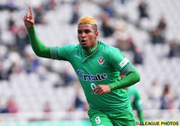 途中出場のアラン ピニェイロ（東京Ｖ）が75分に決勝ゴール【明治安田Ｊ２ 第1節 東京Ｖvs札幌】