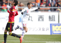 加入後初得点で試合の均衡を破った永井 龍（長崎）【明治安田Ｊ２ 第1節 金沢vs長崎】