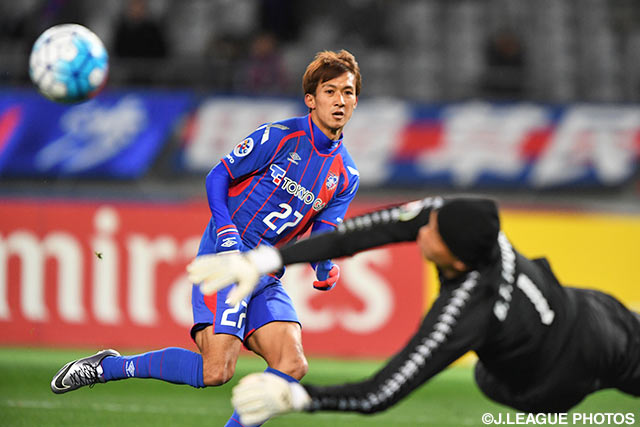 鋭いシュートの数々で相手ゴールを脅かした田邉 草民（FC東京）【ＡＣＬ GS MD2 FC東京vsビンズオン】