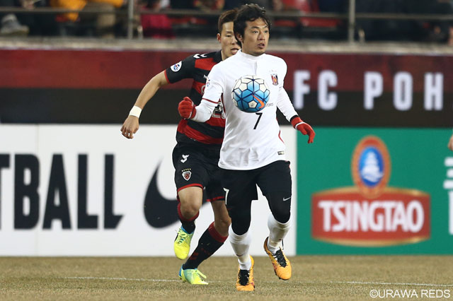 中盤の要としてフル出場した梅崎 司（浦和）【ＡＣＬ GS MD2 浦項vs浦和】