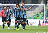 先制点を挙げ、Ｊ１通算最多得点記録タイの157点目を記録した大久保 嘉人（川崎Ｆ）【明治安田Ｊ１ 1st 第2節 川崎Ｆvs湘南】