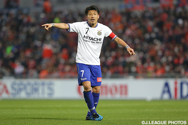 ミドルシュートで反撃の1点を狙った大谷 秀和（柏）【明治安田Ｊ１ 1st 第2節 大宮vs柏】