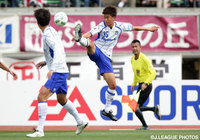 Ｊリーグ初出場で先制点をアシストした初瀬 亮（Ｇ大阪）【明治安田Ｊ１ 1st 第2節 甲府vsＧ大阪】