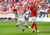 1st 第2節 名古屋戦でＪ１通算得点を「158」に伸ばし、最多得点記録を更新した（2016年3月6日）【佐藤　寿人 158の軌跡】