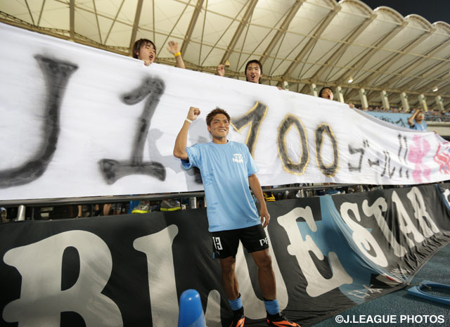 移籍した川崎Ｆでゴールを量産。16節の浦和戦でＪ１通算100ゴールを達成（2013年7月13日）【大久保　嘉人 157の軌跡】