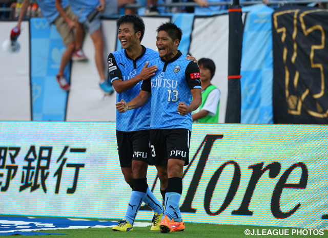 25節の大宮戦で通算二度目のハットトリック。14年は18得点で2年連続得点王に（2014年9月24日）【大久保　嘉人 157の軌跡】